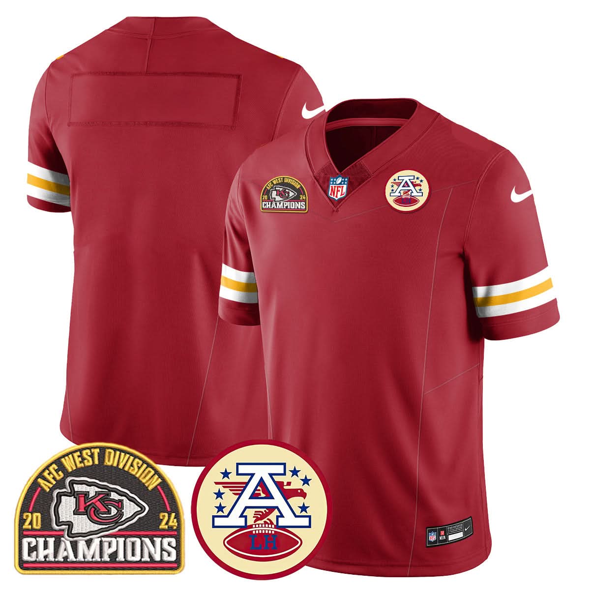 KC 2024 AFC West Champs Jersey