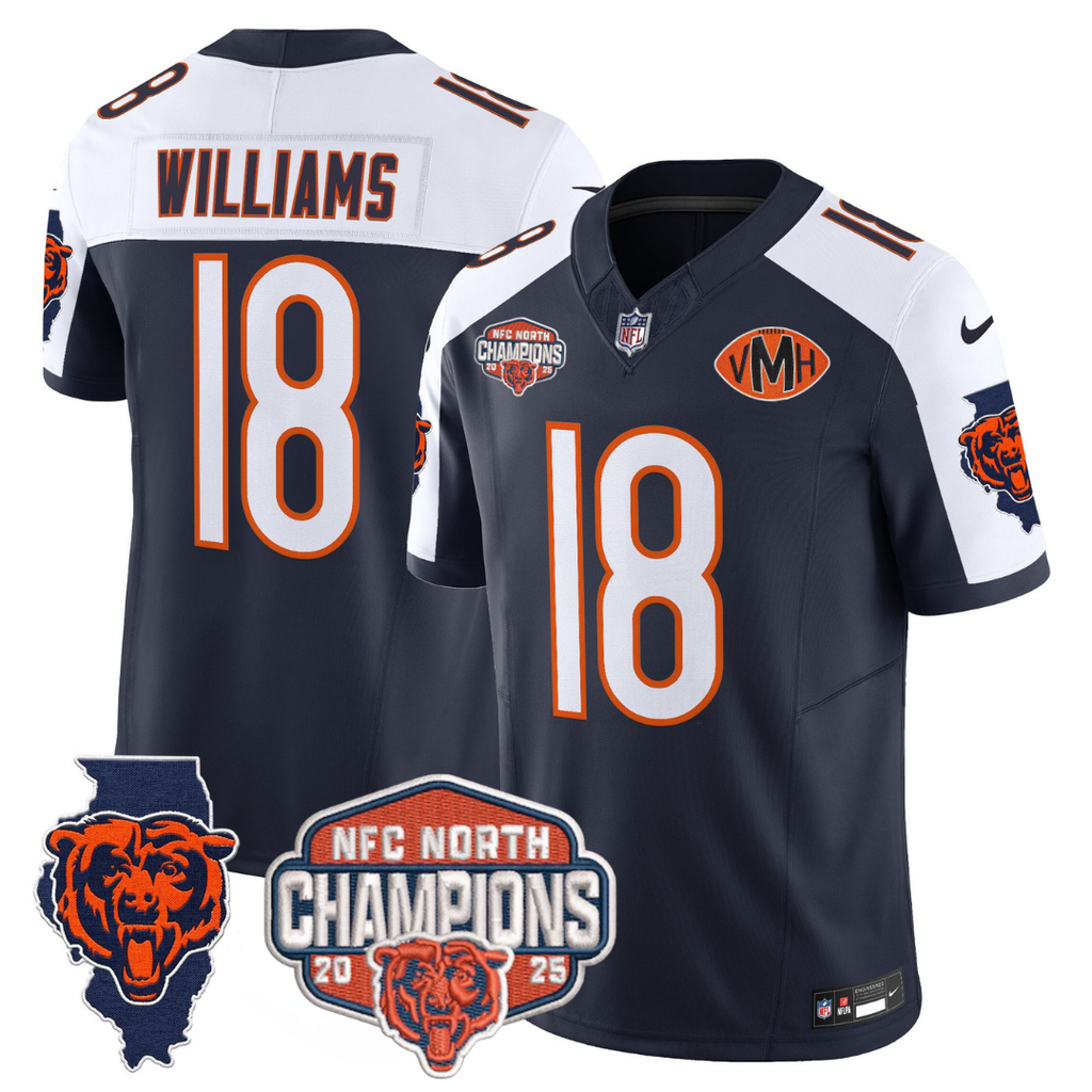 CHI 2025 NFC North Champions Patch Jersey V2