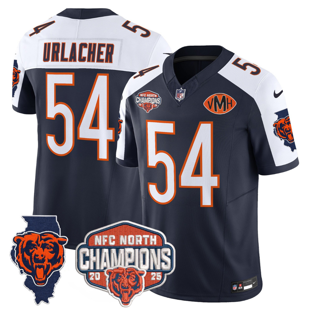 CHI 2025 NFC North Champions Patch Jersey V2