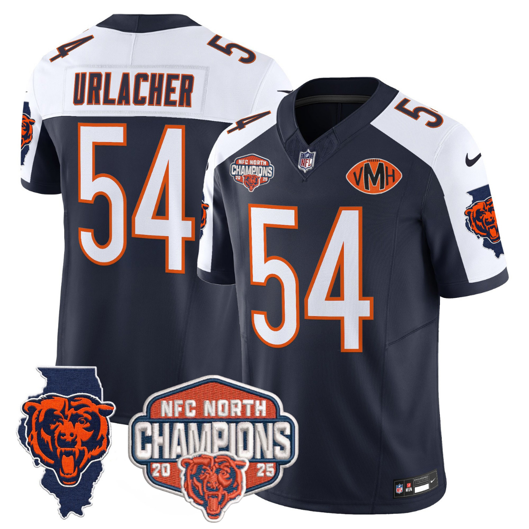 CHI 2025 NFC North Champions Patch Jersey V2