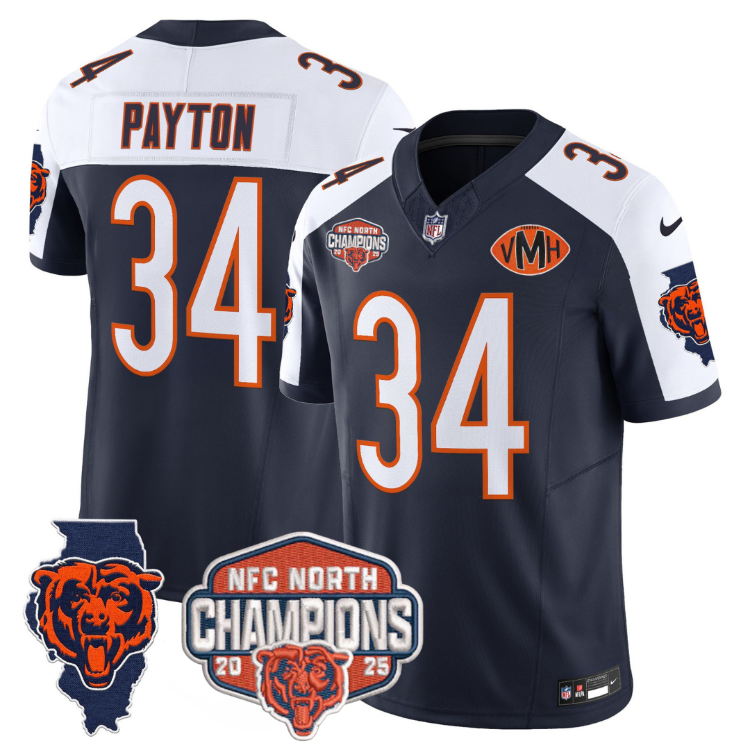 CHI 2025 NFC North Champions Patch Jersey V2