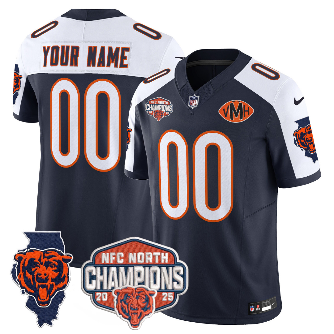CHI 2025 NFC North Champions Patch Jersey V2