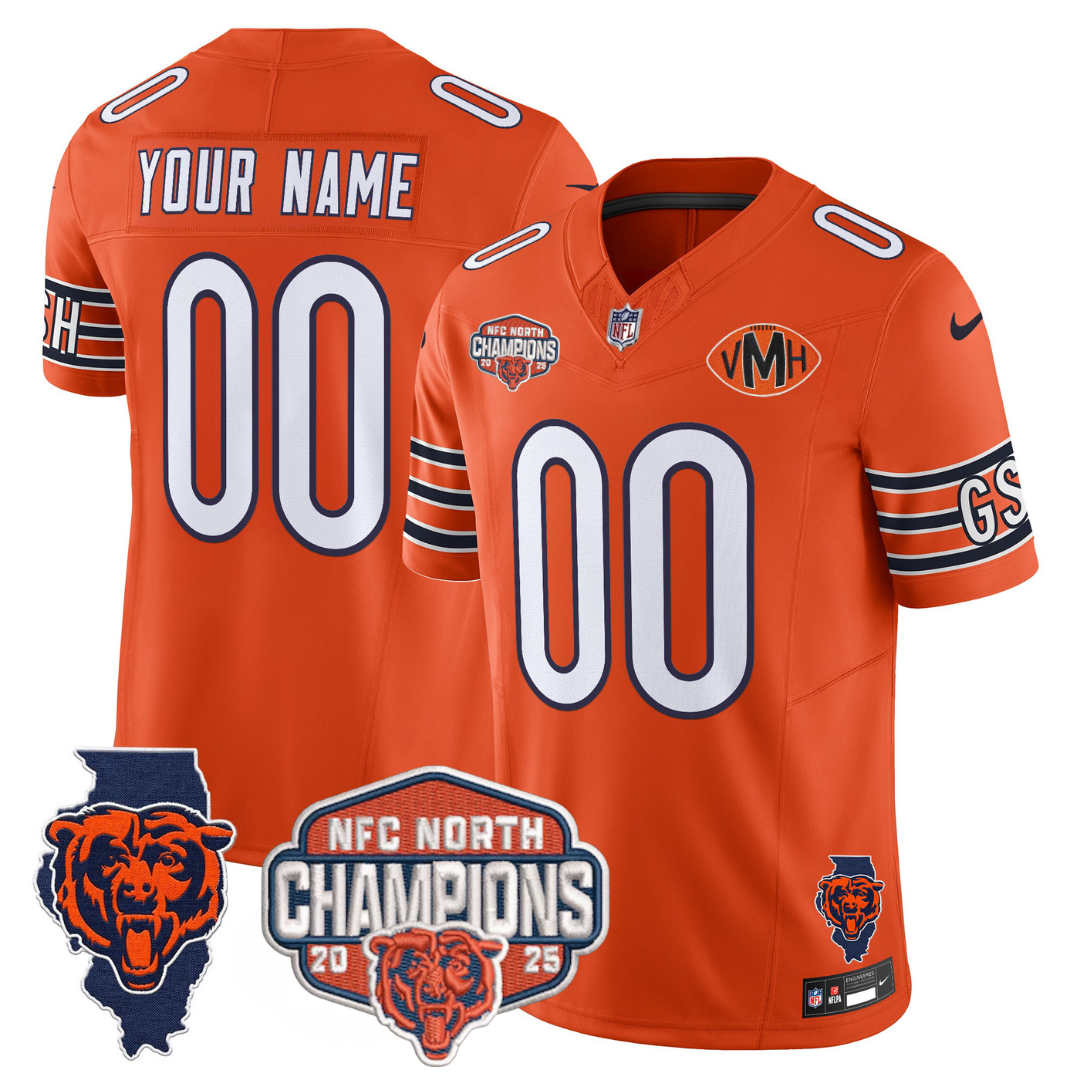 CHI 2025 NFC North Champions Patch Jersey V2