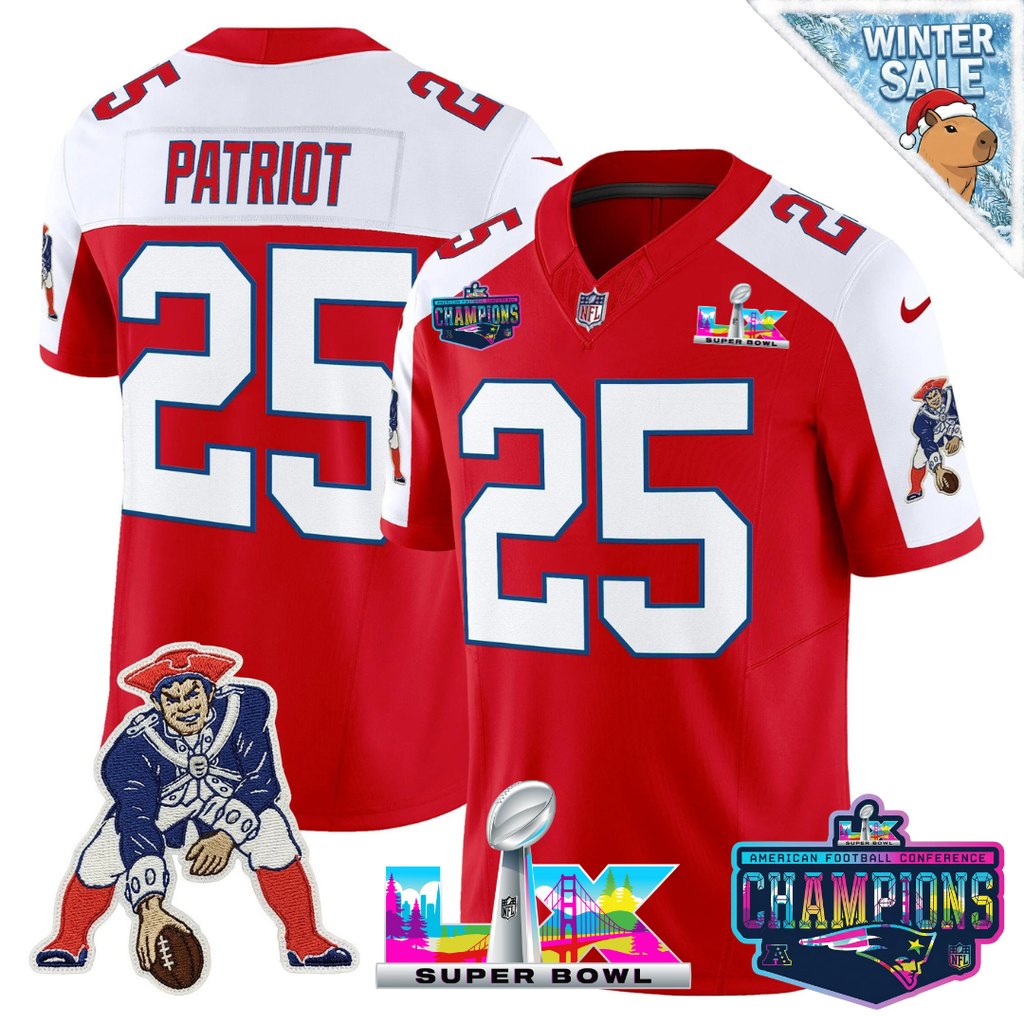 NE 2025 Vapor Jersey - AFC Champions Limited Patch