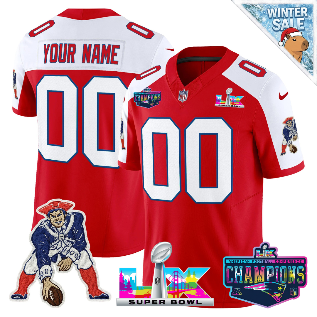 NE 2025 Vapor Jersey - AFC Champions Limited Patch