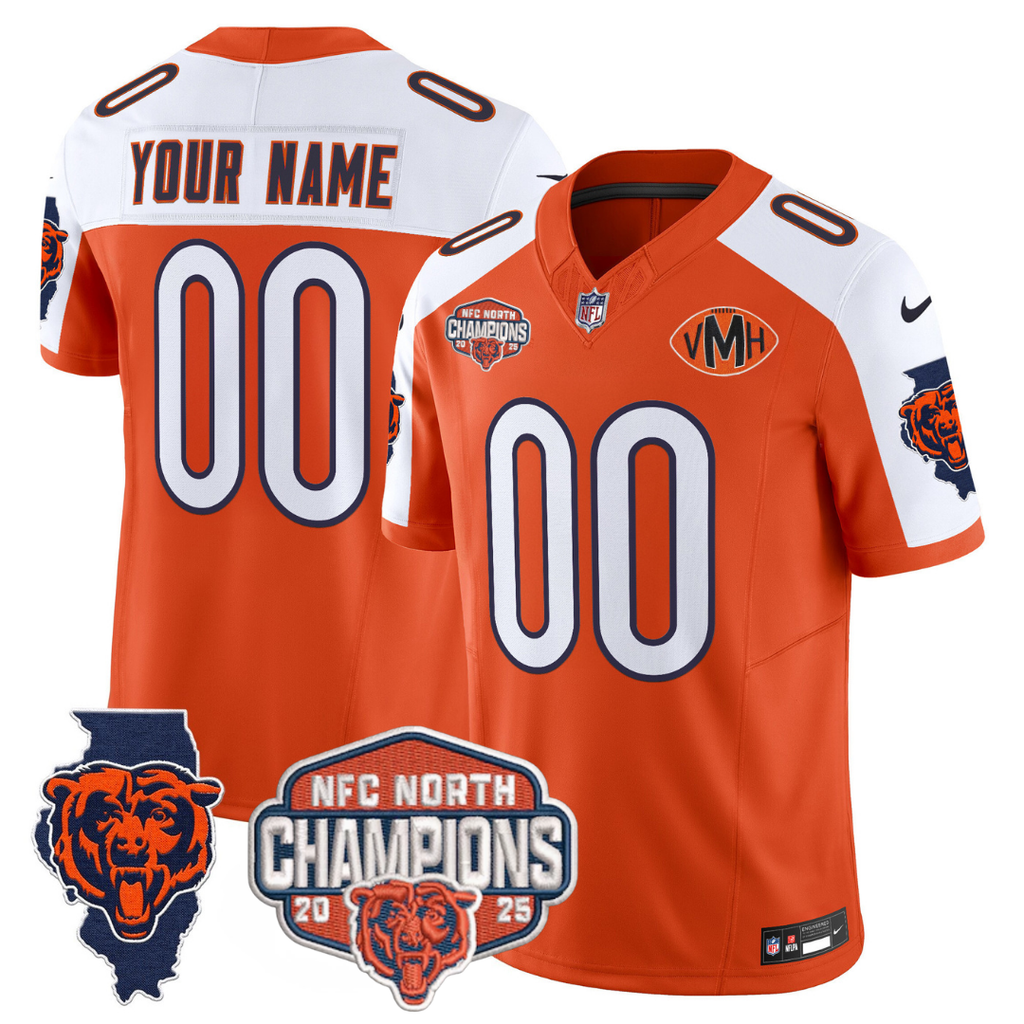 CHI 2025 NFC North Champions Patch Jersey V2