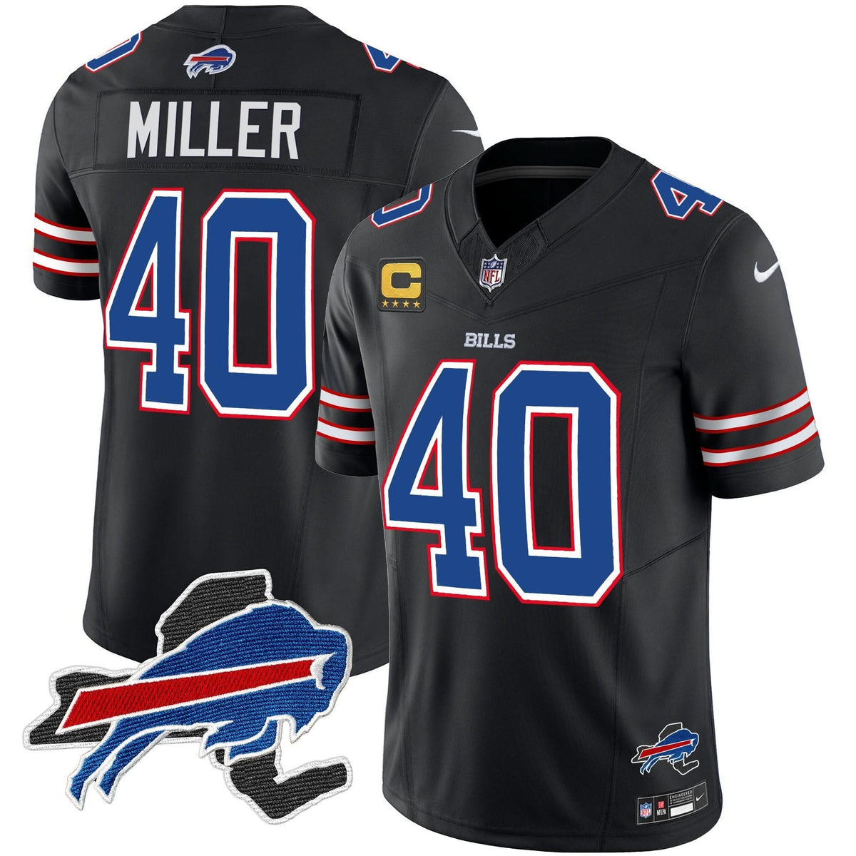 BUF New York Patch Vapor Limited Jersey