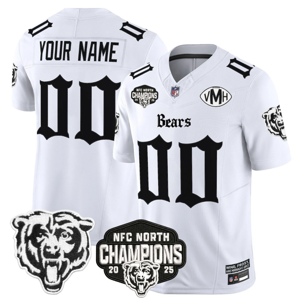 CHI 'Gothic Midway Legacy' NFC North Champions Patch Vapor Limited Jersey