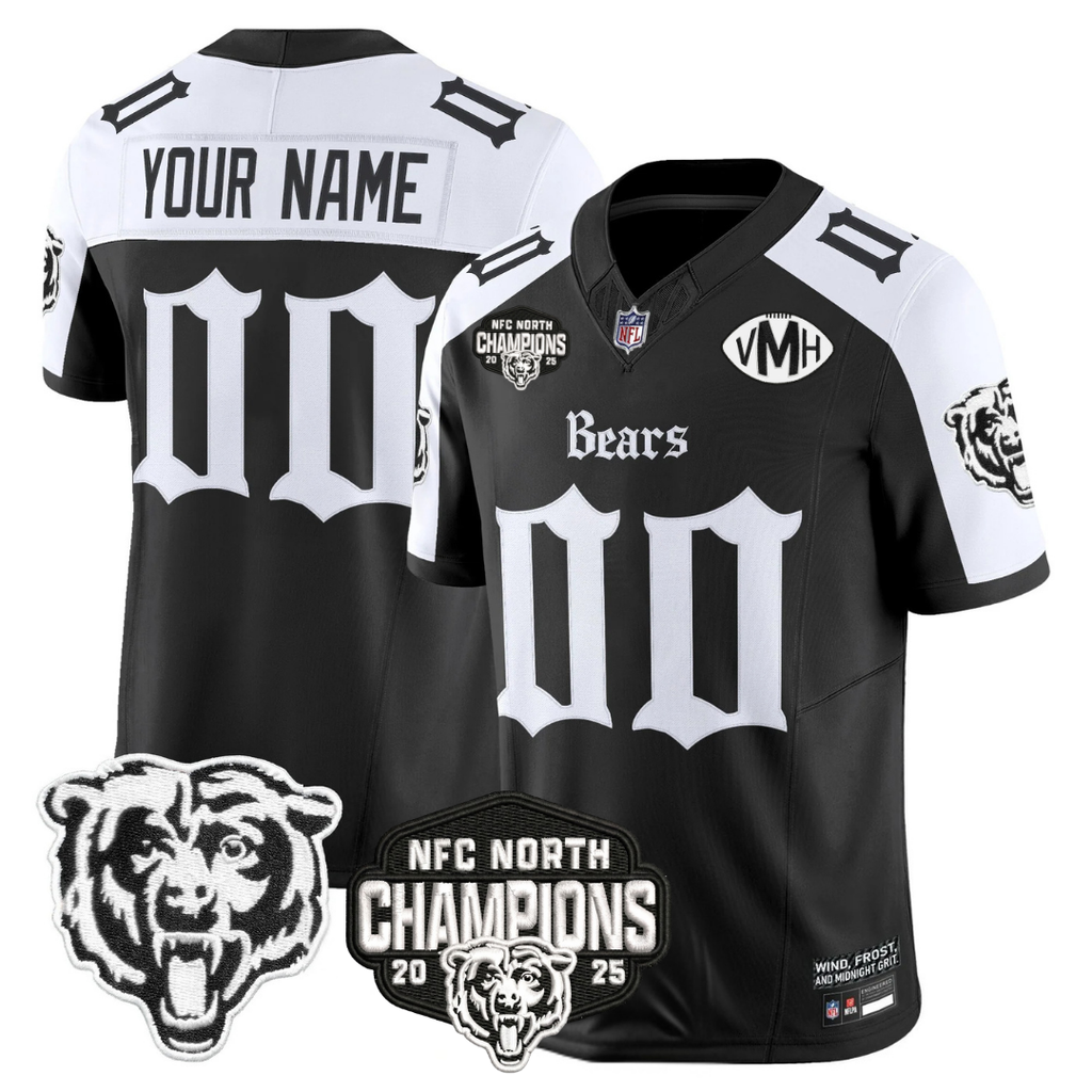 CHI 'Gothic Midway Legacy' NFC North Champions Patch Vapor Limited Jersey