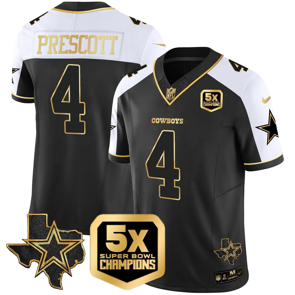 DAL 5x Super Bowl Champions Vapor Limited Jersey