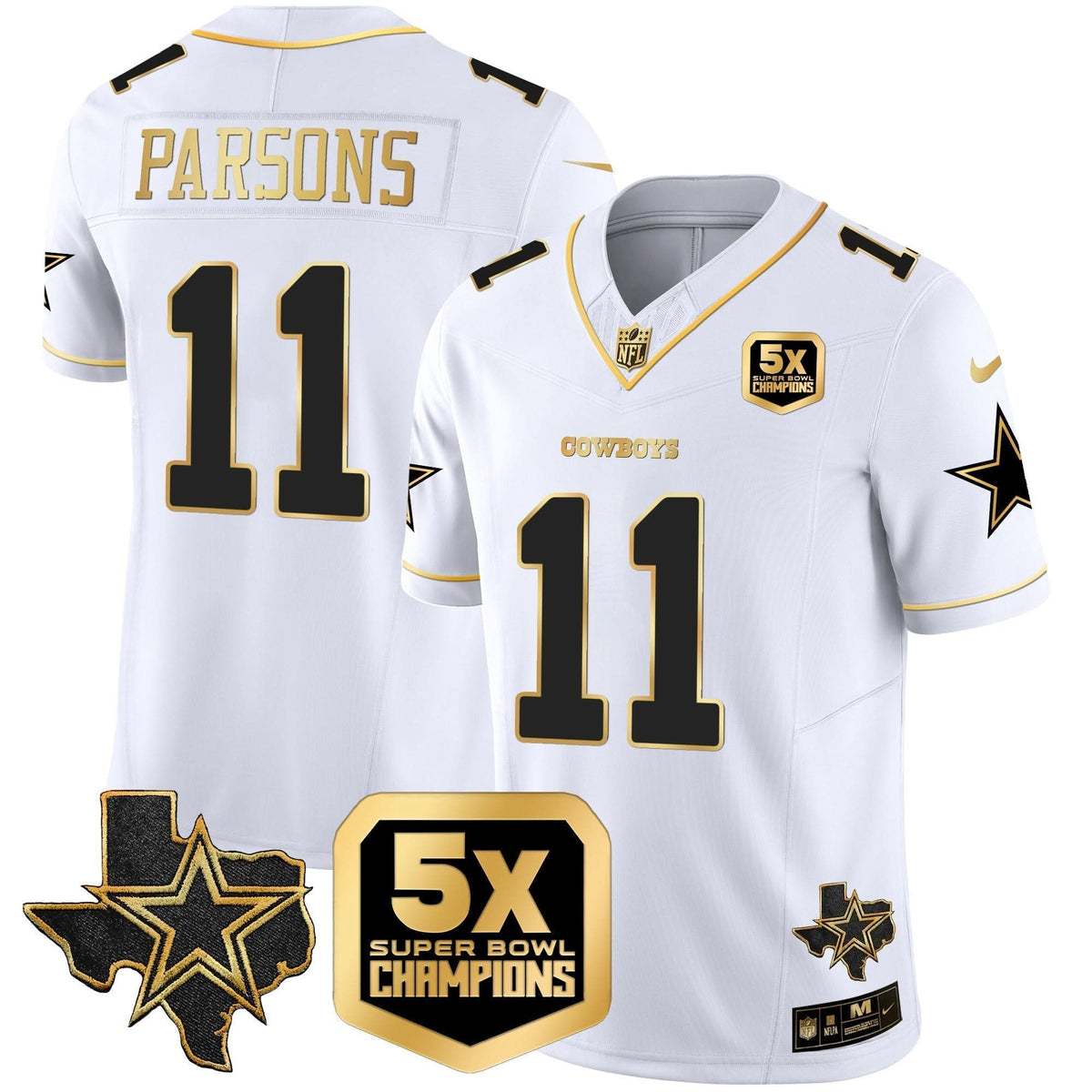 DAL 5x Super Bowl Champions Vapor Limited Jersey