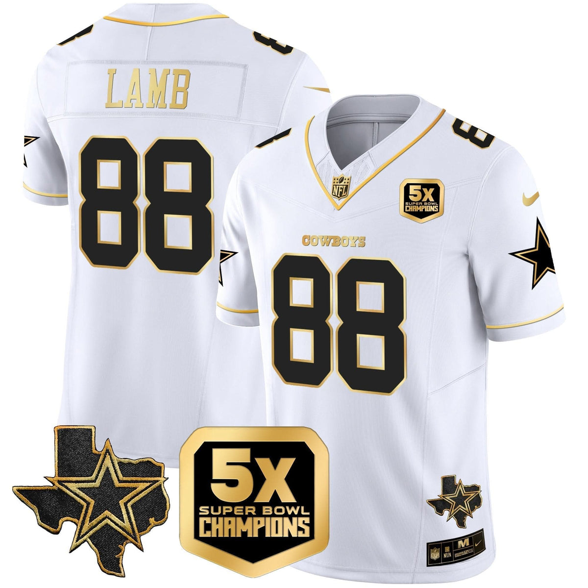 DAL 5x Super Bowl Champions Vapor Limited Jersey