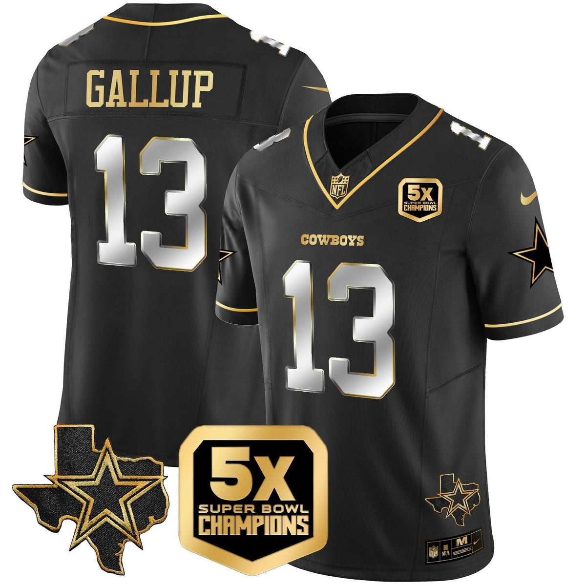 DAL 5x Super Bowl Champions Vapor Limited Jersey