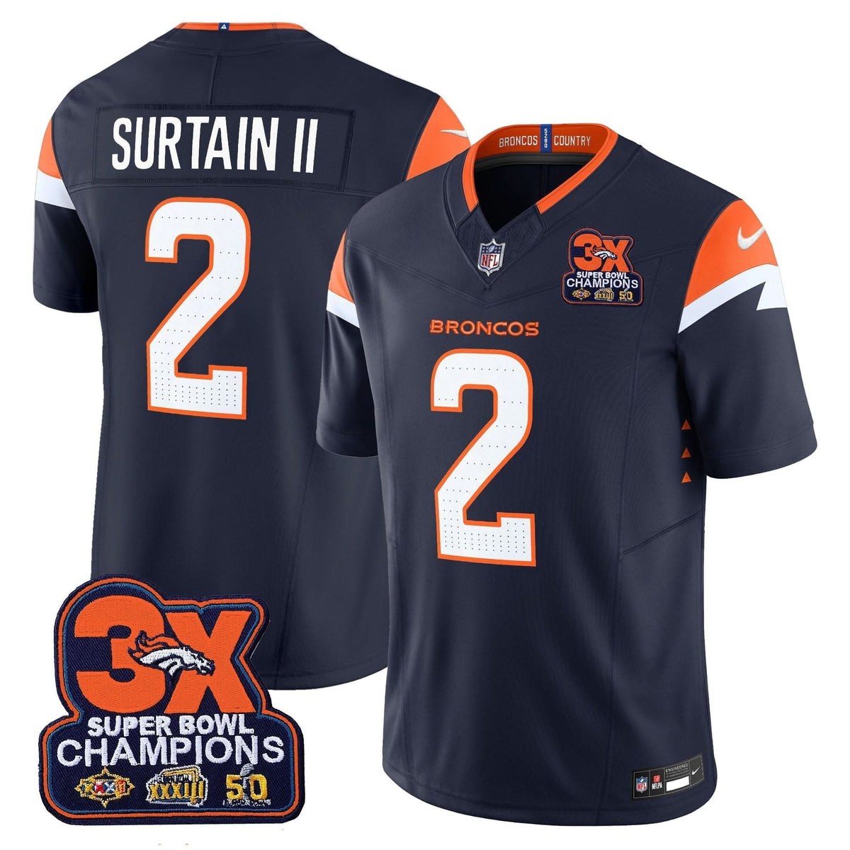 DB 3-Time Champions Patch Vapor Limited Jersey