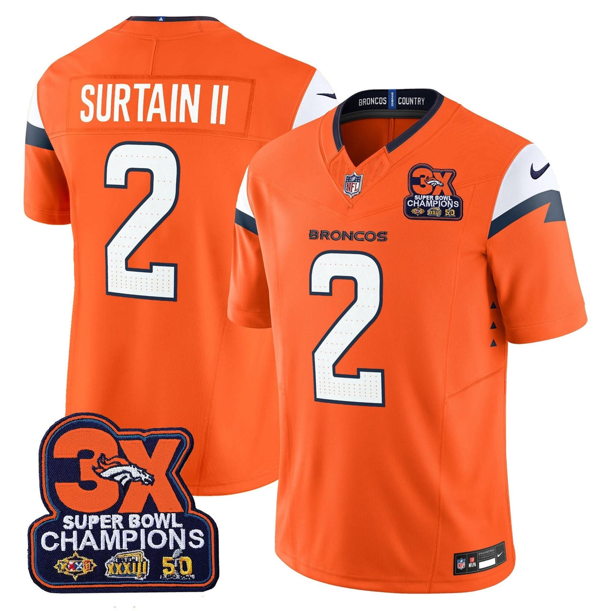 DB 3-Time Champions Patch Vapor Limited Jersey