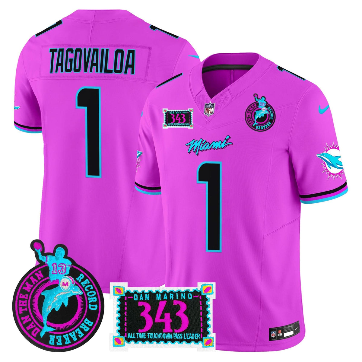MIA Dan the Man Record Breaker Patch Vapor Limited Jersey