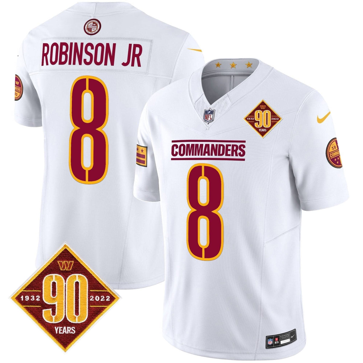 WC 90th Anniversary Patch Vapor Limited Jersey