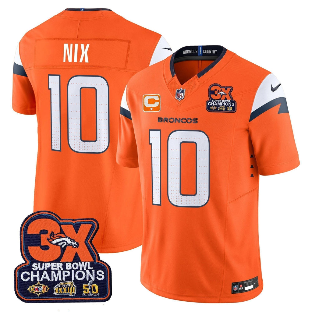 DEN 3-Time Champions Patch Vapor Limited Jersey