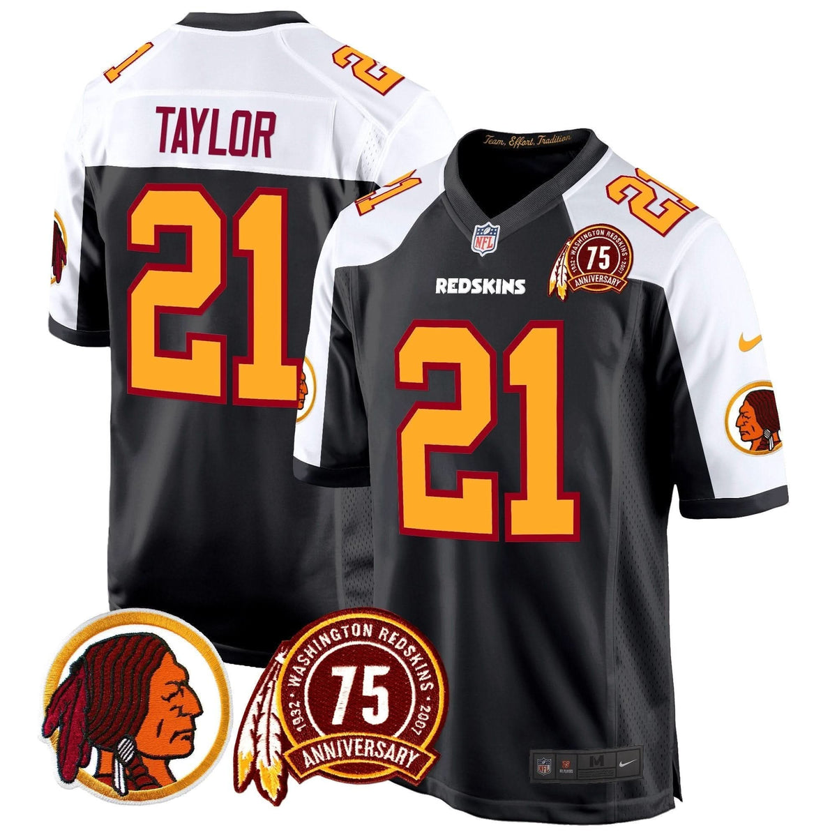 WR 75th Patch Throwback Game Jersey