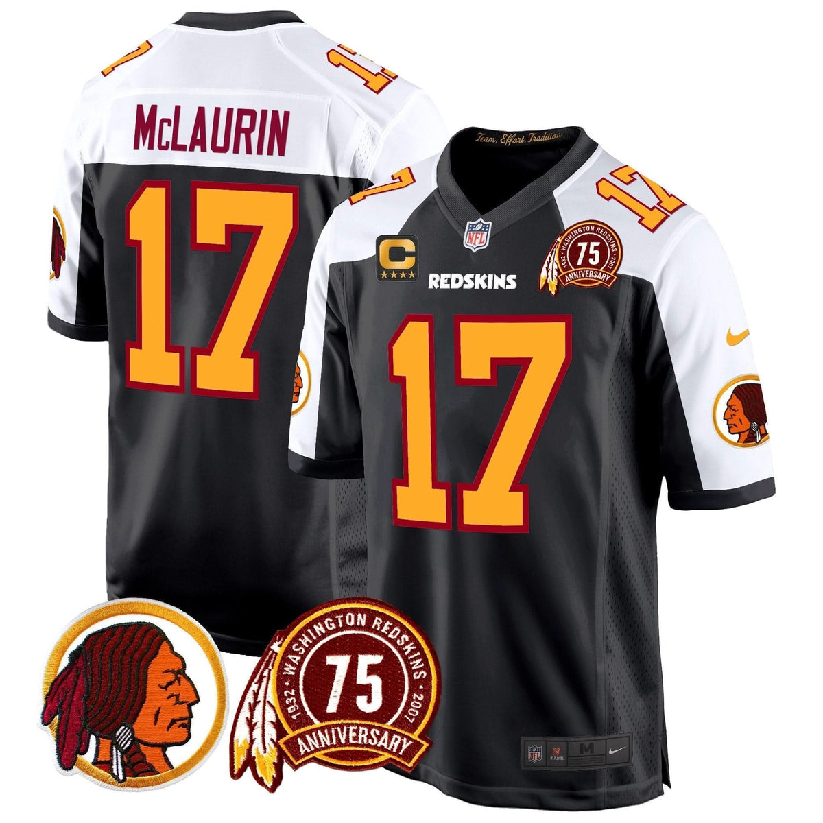 WR 75th Patch Throwback Game Jersey