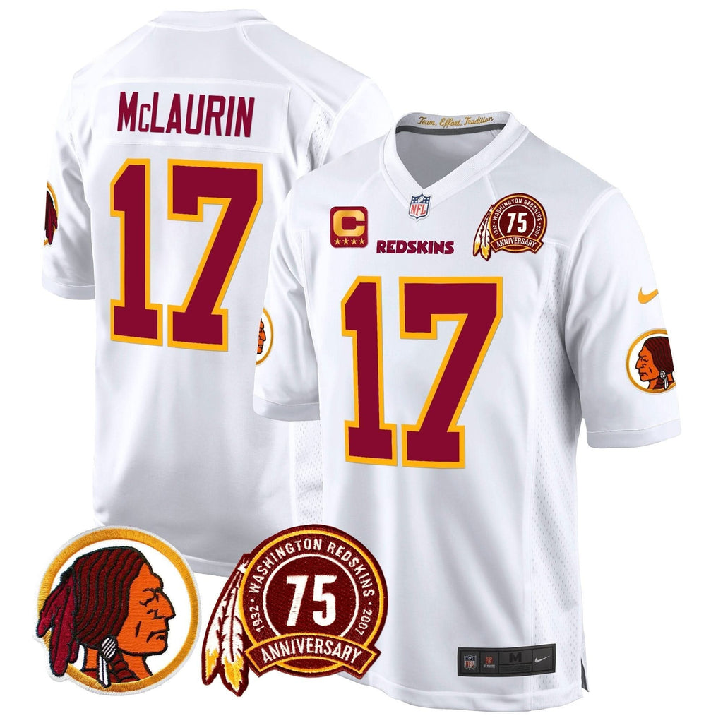 WR 75th Patch Throwback Game Jersey
