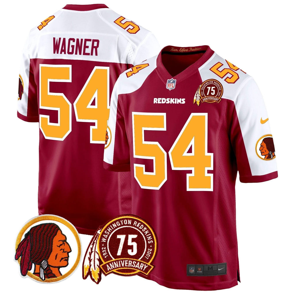 WR 75th Patch Throwback Game Jersey