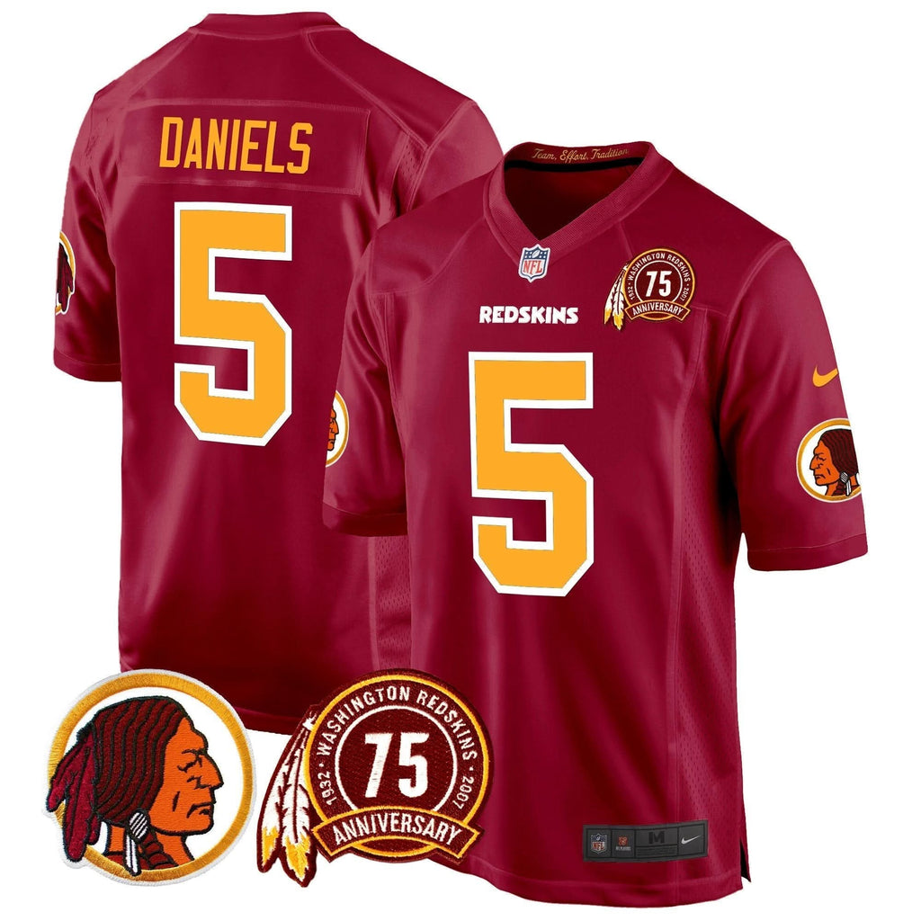 WR 75th Patch Throwback Game Jersey