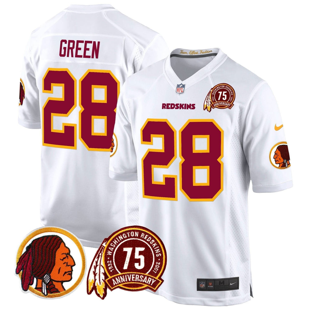 WR 75th Patch Throwback Game Jersey