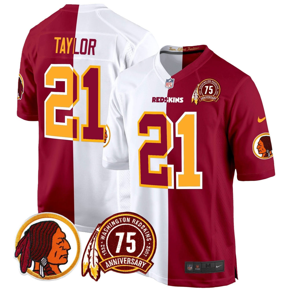 WR 75th Patch Throwback Game Jersey