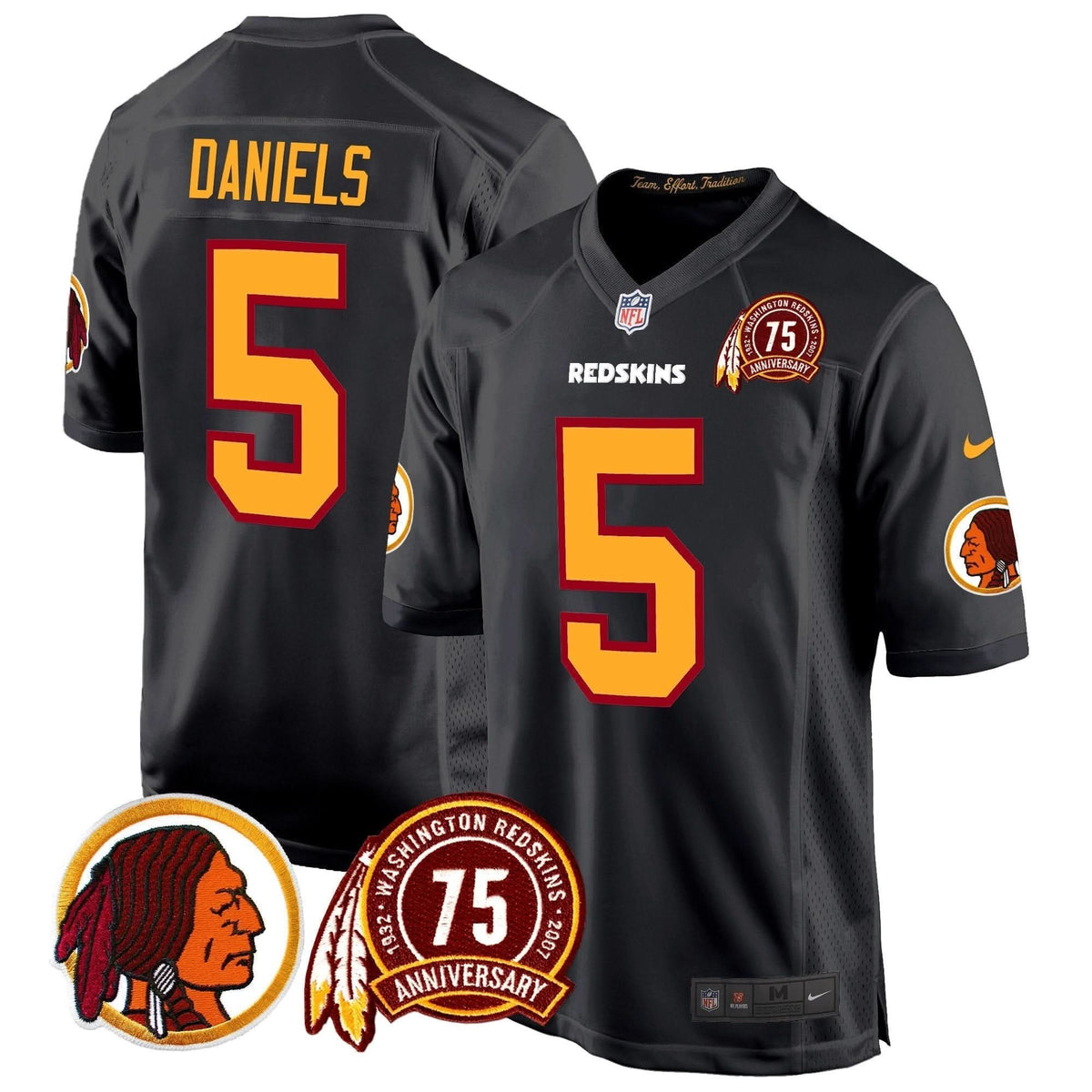 WR 75th Patch Throwback Game Jersey
