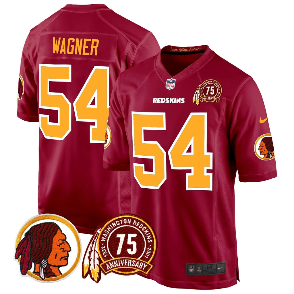WR 75th Patch Throwback Game Jersey
