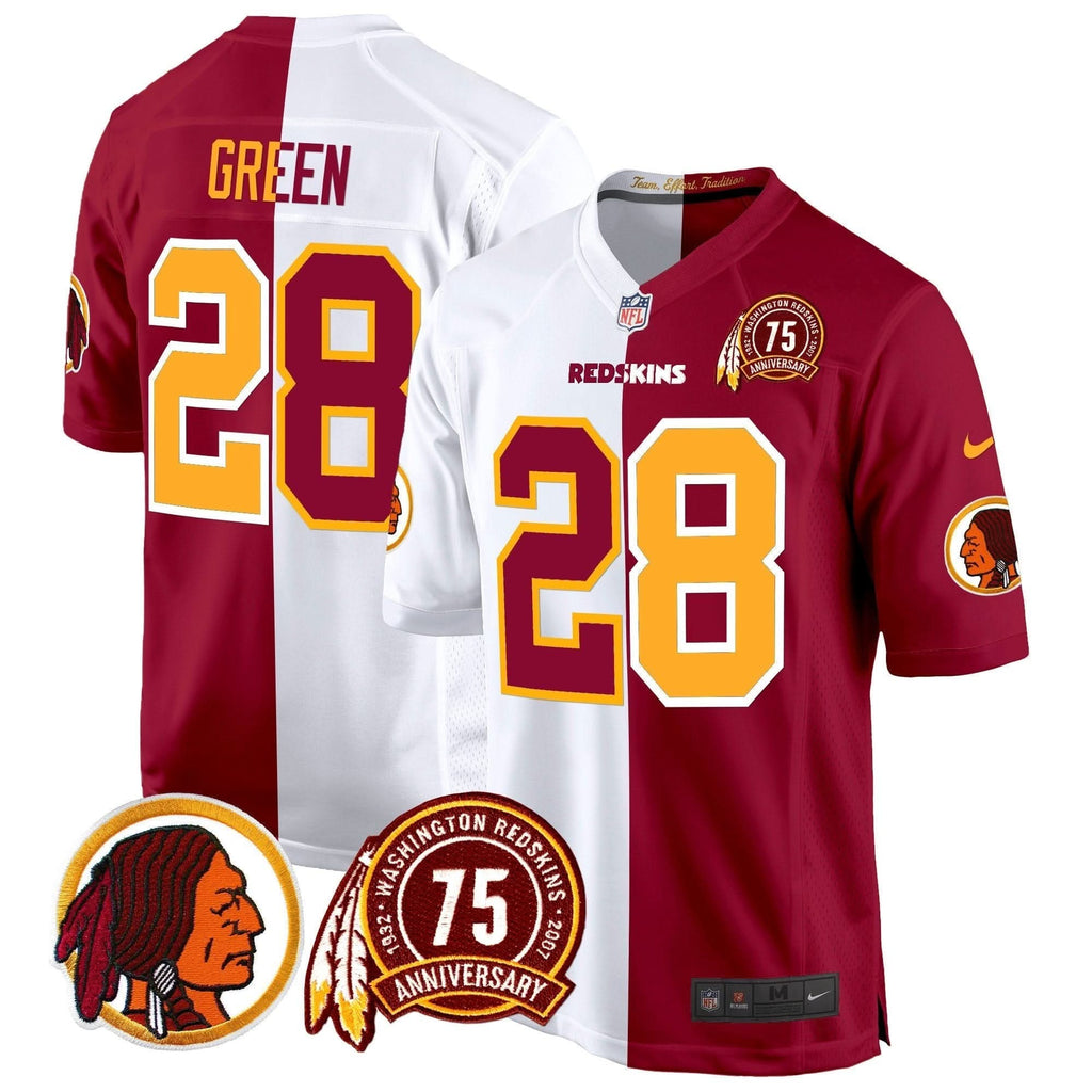 WR 75th Patch Throwback Game Jersey
