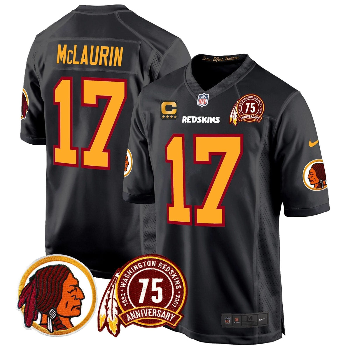 WR 75th Patch Throwback Game Jersey