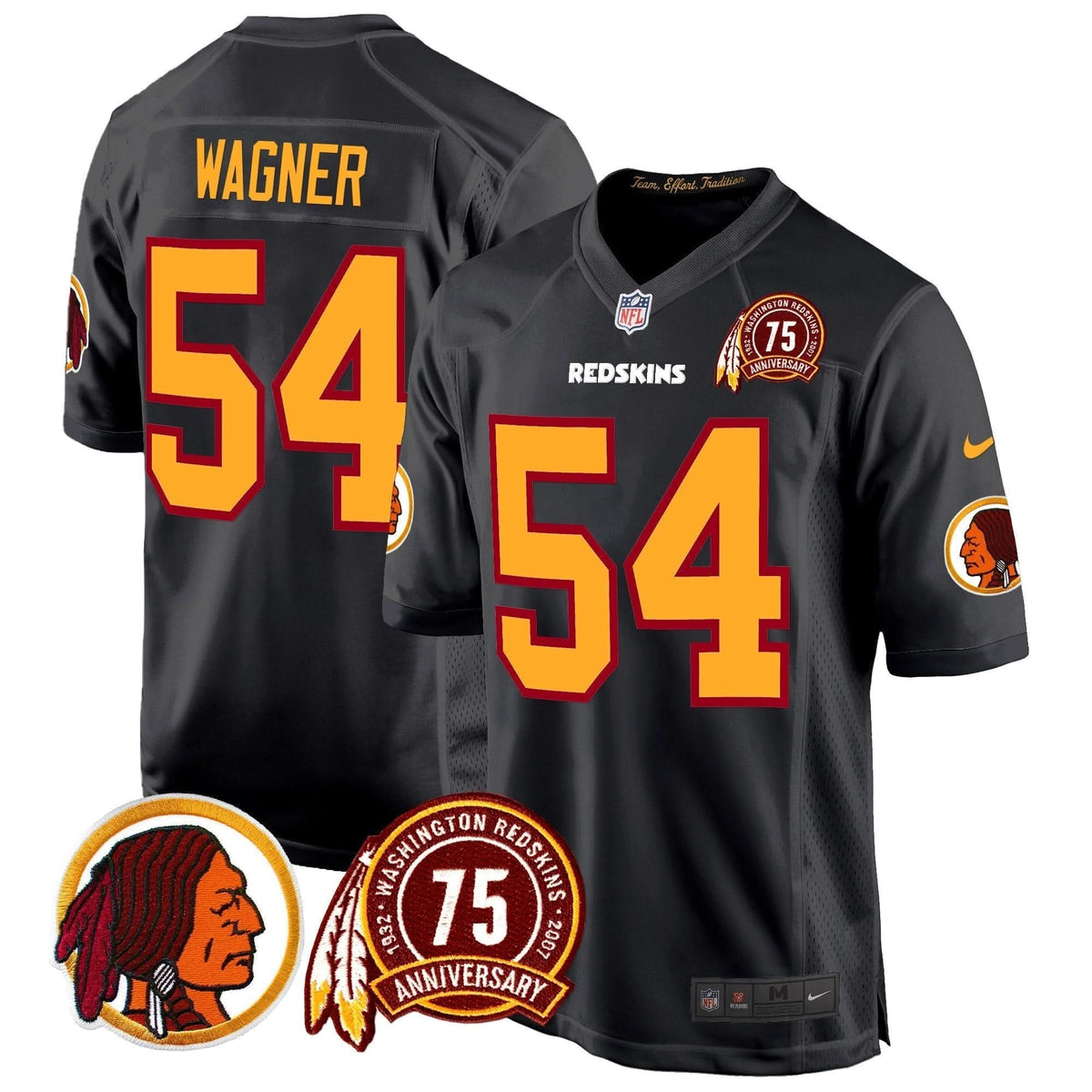 WR 75th Patch Throwback Game Jersey