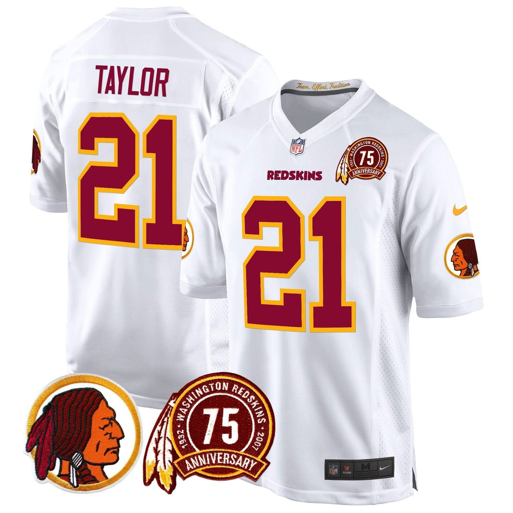 WR 75th Patch Throwback Game Jersey