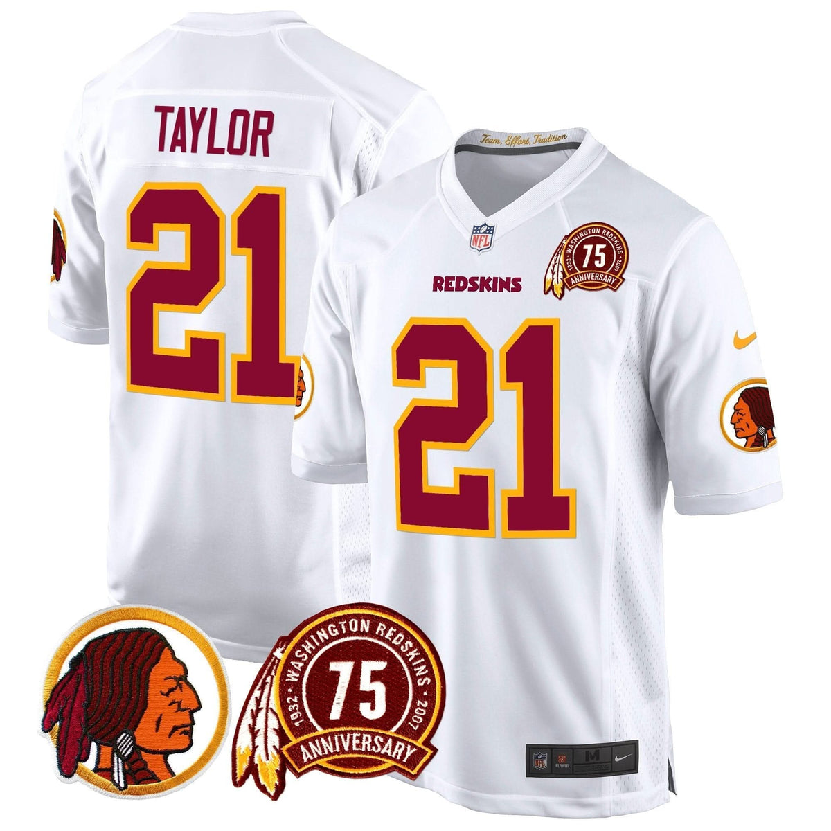 WR 75th Patch Throwback Game Jersey