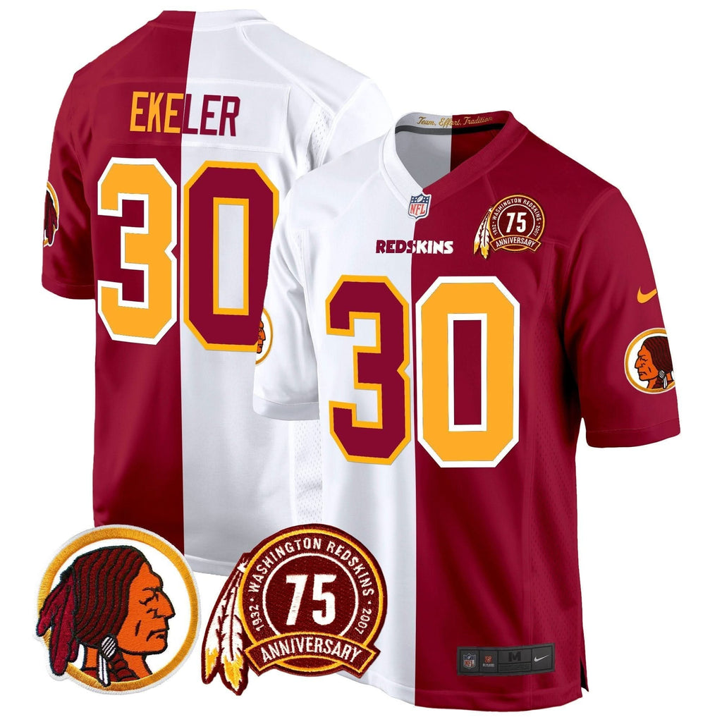 WR 75th Patch Throwback Game Jersey