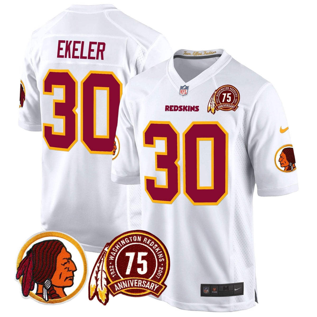 WR 75th Patch Throwback Game Jersey