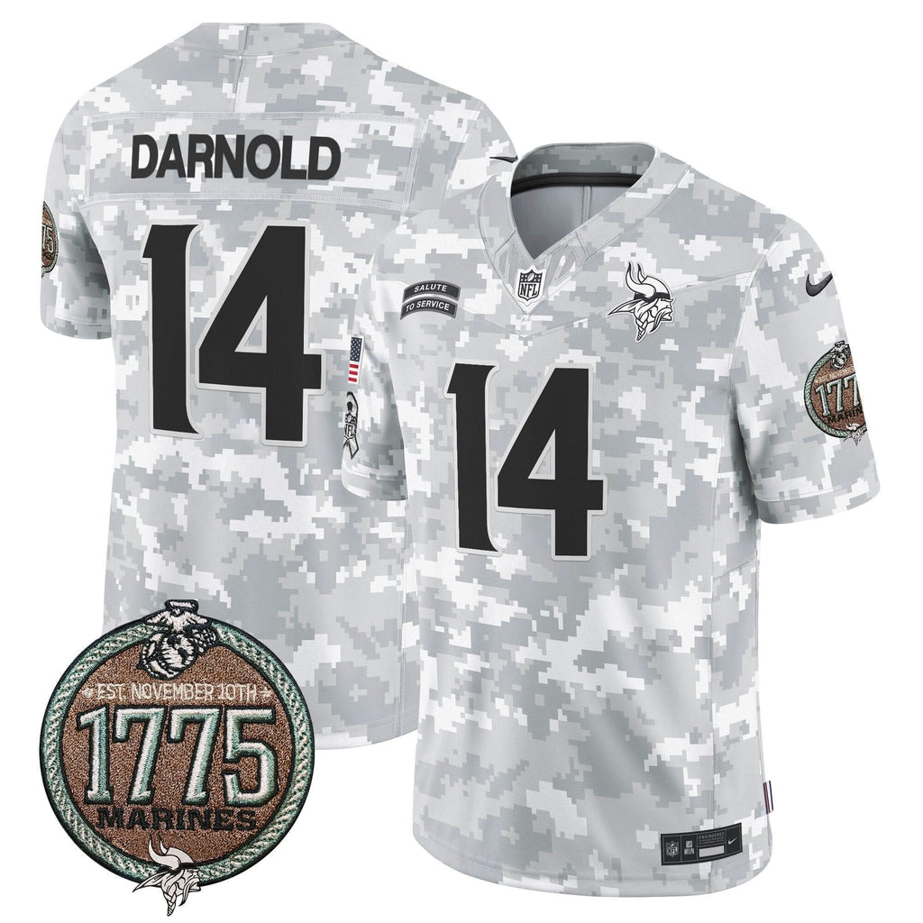 MIN 2024 Salute to Service Establishment Year Patch Vapor Limited Jersey