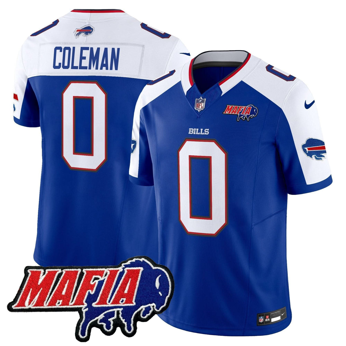 BB 2024 BUF Mafia Patch Vapor Limited Jersey