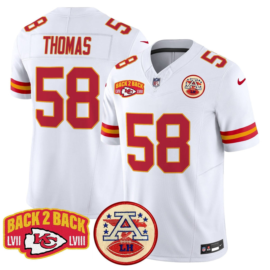 KC Super Back 2 Back Patch Vapor Limited Jersey