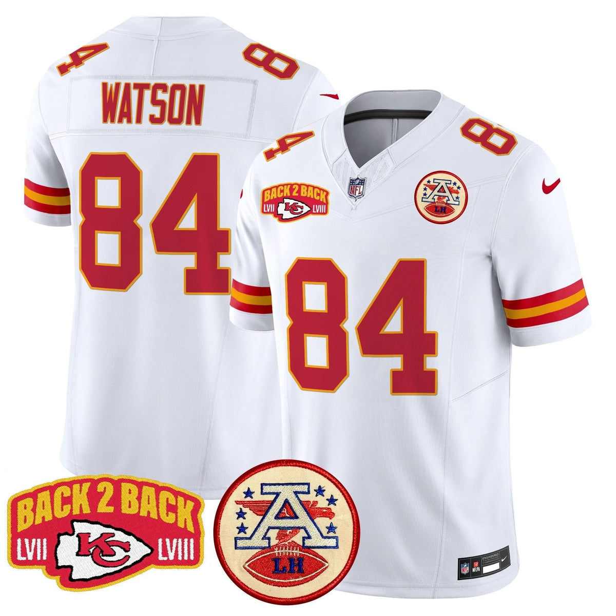 KC Super Back 2 Back Patch Vapor Limited Jersey