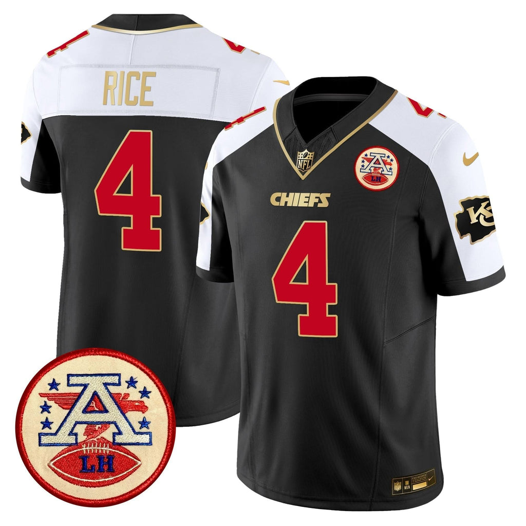 KC 2024 Lamar Hunt Patch Vapor Limited Jersey