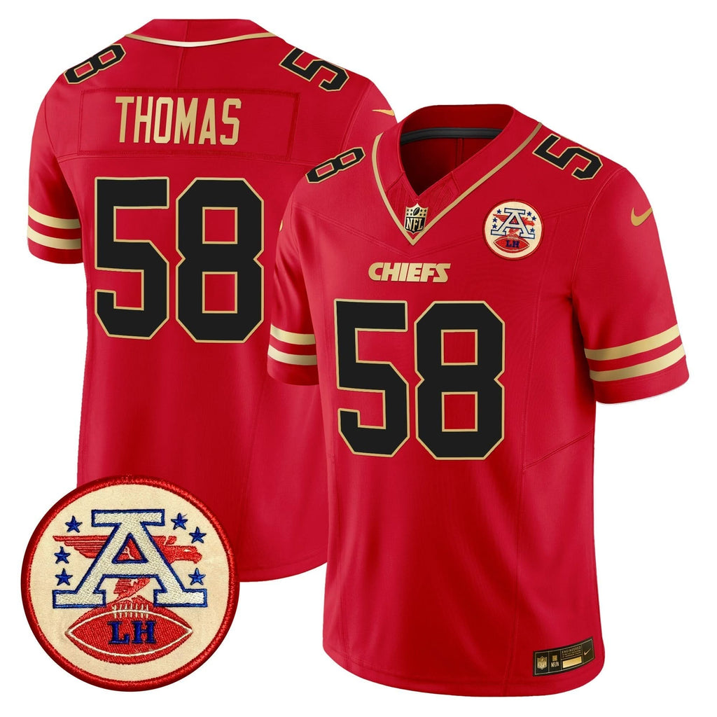 KC 2024 Lamar Hunt Patch Vapor Limited Jersey