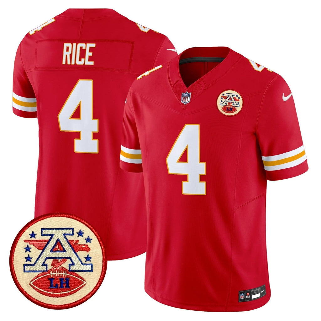 KC 2024 Lamar Hunt Patch Vapor Limited Jersey