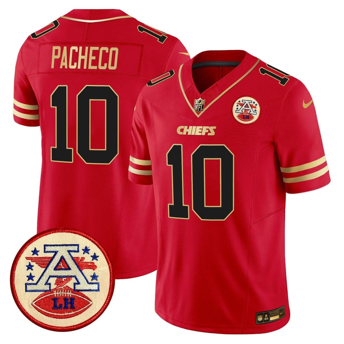 KC 2024 Lamar Hunt Patch Vapor Limited Jersey