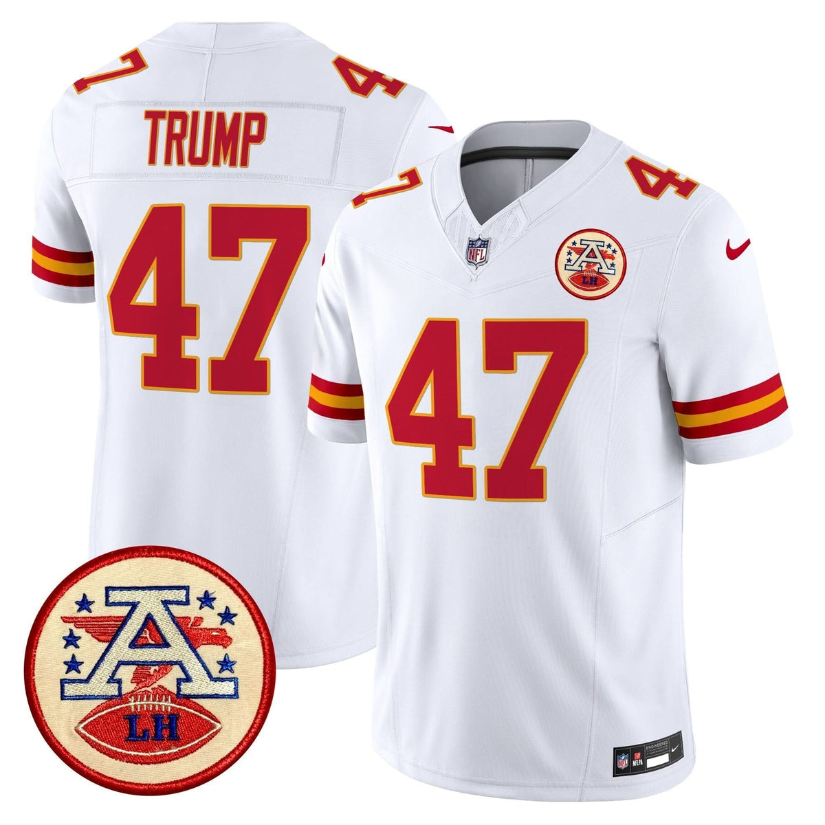 KC 2024 Lamar Hunt Patch Vapor Limited Jersey