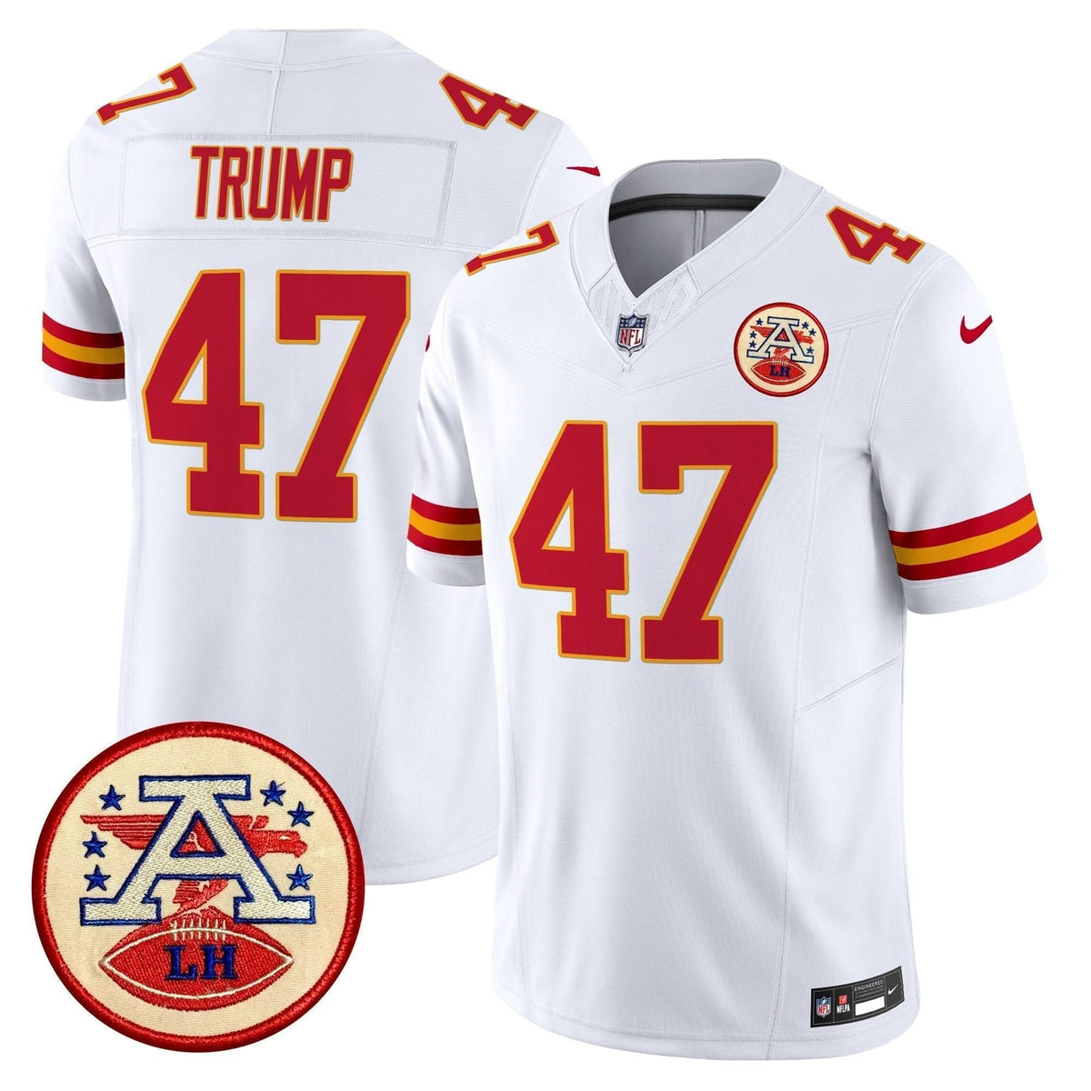 KC 2024 Lamar Hunt Patch Vapor Limited Jersey