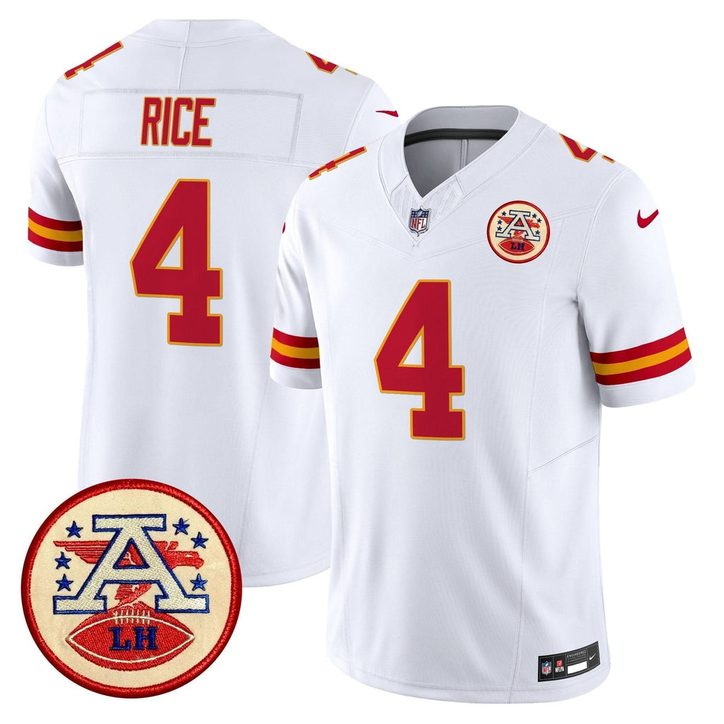KC 2024 Lamar Hunt Patch Vapor Limited Jersey