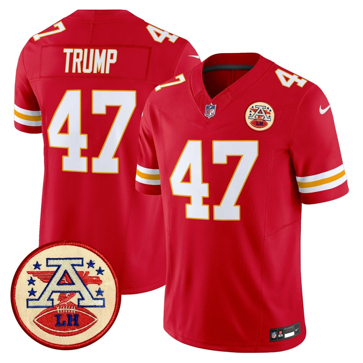 KC 2024 Lamar Hunt Patch Vapor Limited Jersey
